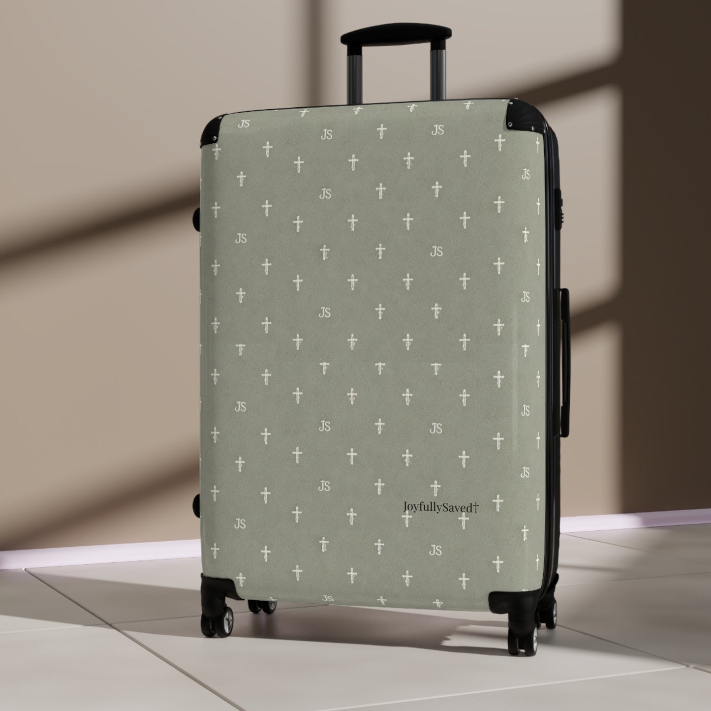 Christian Pattern Suitcase (Carry-On, Med, Large)— Sage Travel Luggage