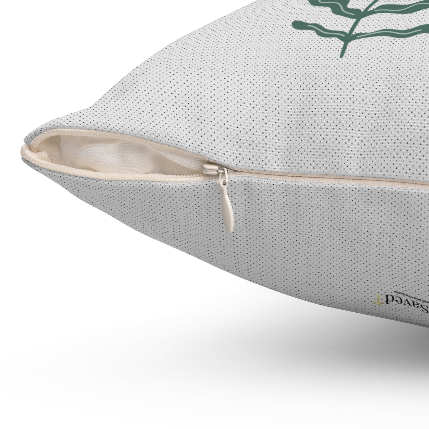 Faith-ful Hebrews 11:1 Decorative Pillow — Christian Signature Cross Throw Pillow