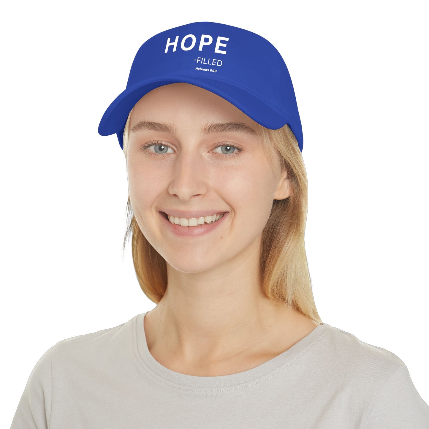 HOPE-filled Baseball Cap — Christian Hat (Hebrews 6:19)