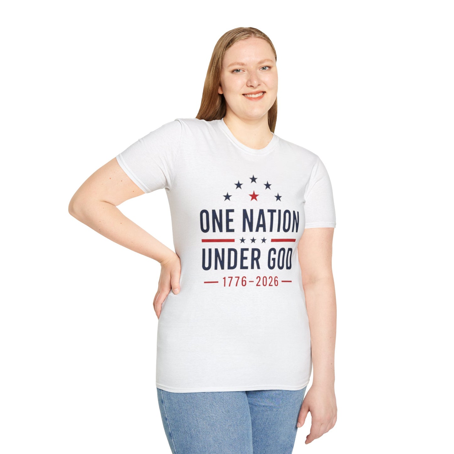 One Nation Under God 1776-2026 Patriotic T-Shirt