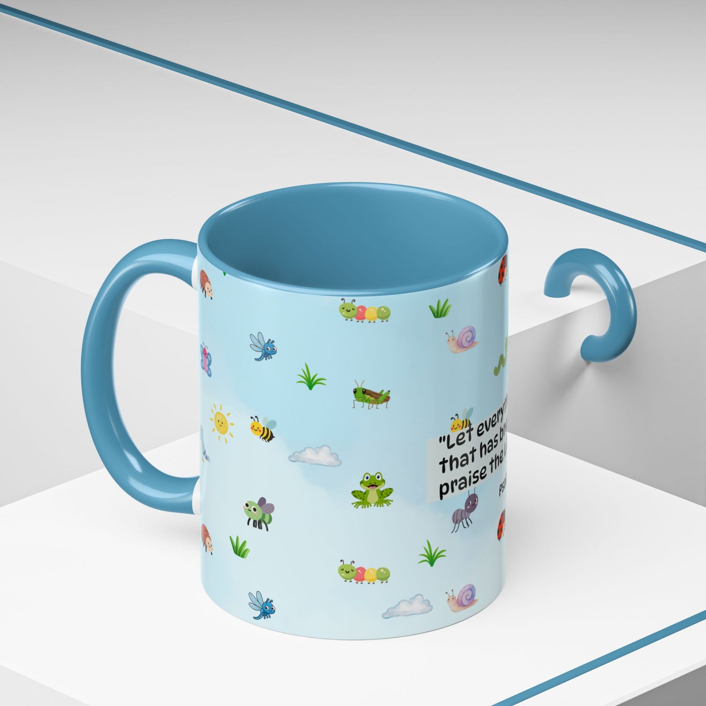 Christian Coffee Mug — Ceramic Accent Mug (Psalm 150:6)