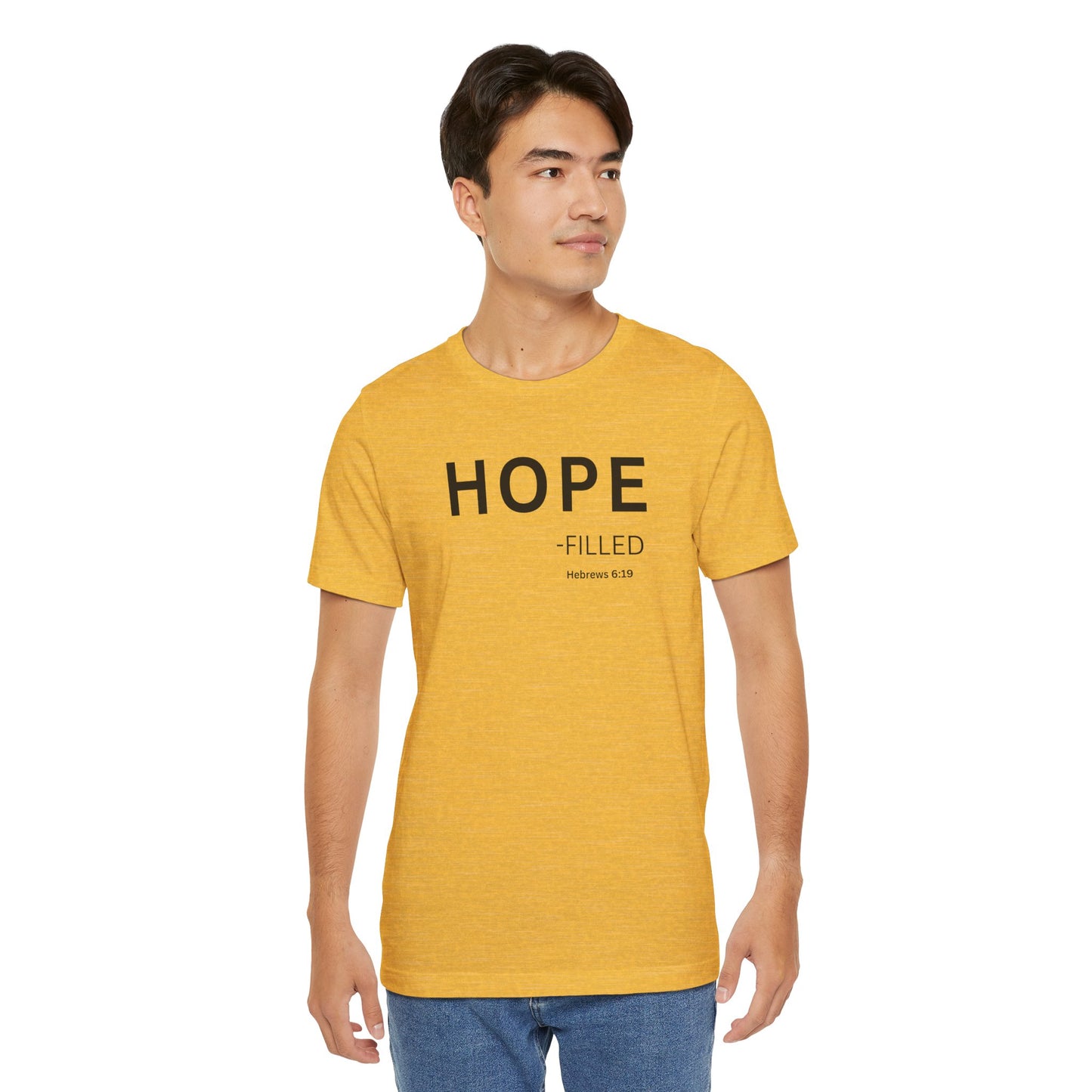 HOPE - filled - (Hebrews 6:19) | Christian Statement T-Shirt