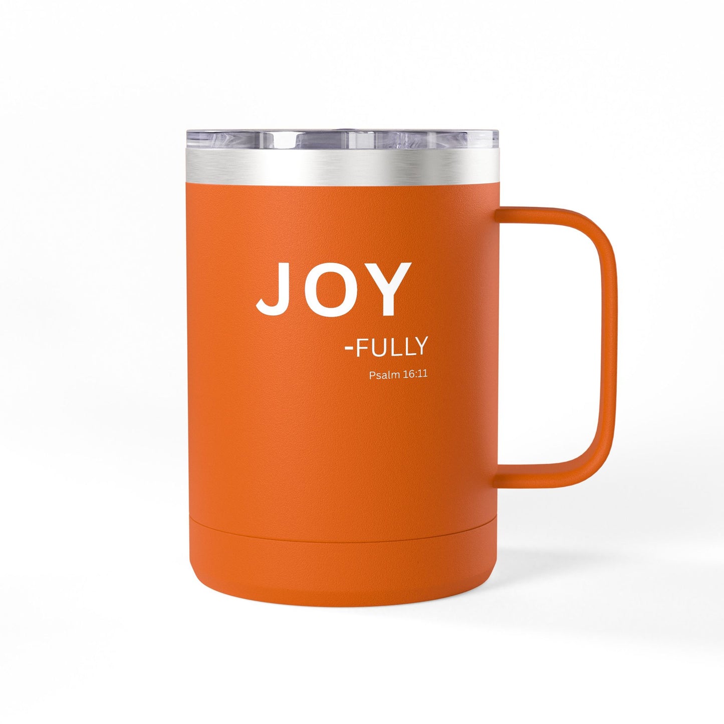 JOY-fully 15oz Coffee Mug Tumbler — Christian Faith Gift, John 1:16