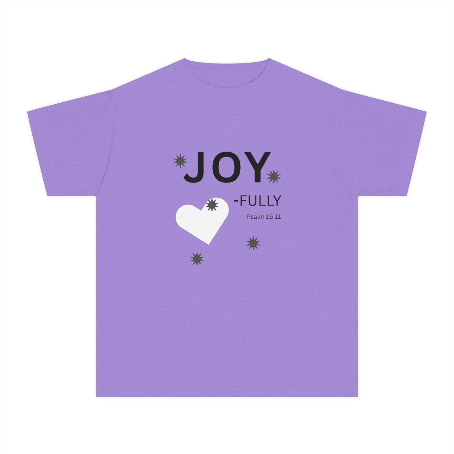 JOY-fully Youth Tee, Psalm 16:11 —  Christian Kids T‑Shirt