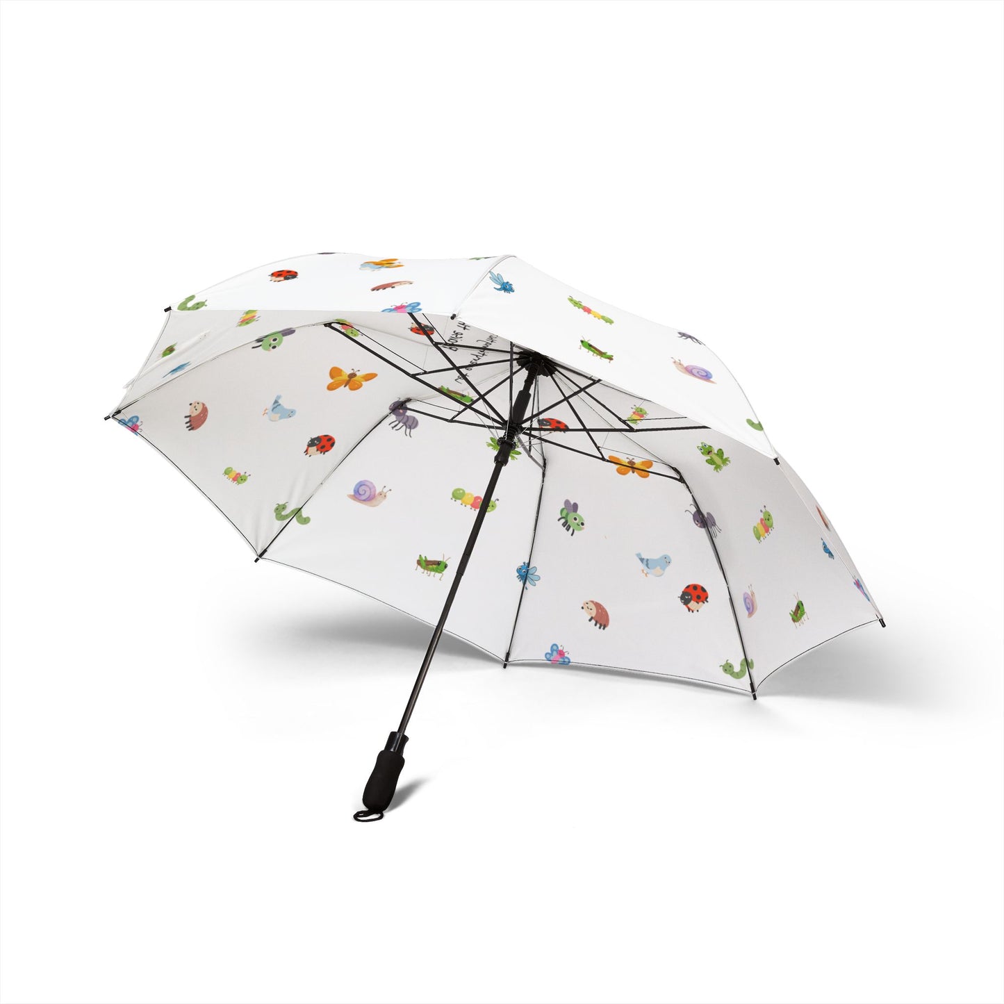 Psalm 150:6 Foldable Umbrella — Playful Bug Characters Christian Statement