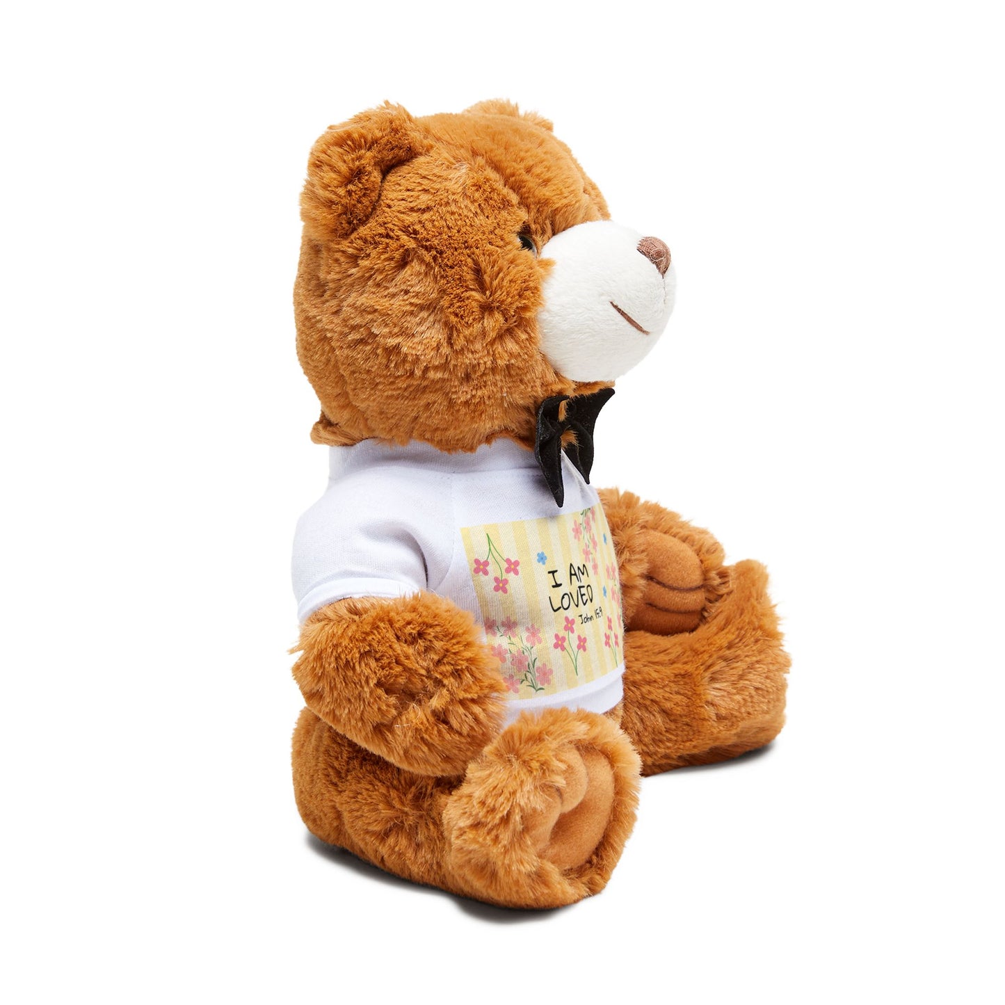 Bowtie Teddy Bear — Plush Bear with Uplifting Christian Message