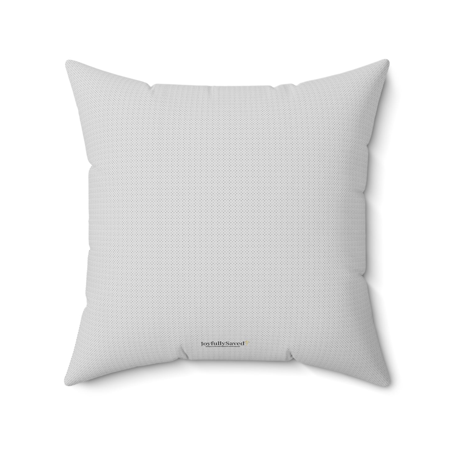 Faith-ful Hebrews 11:1 Decorative Pillow — Christian Signature Cross Throw Pillow