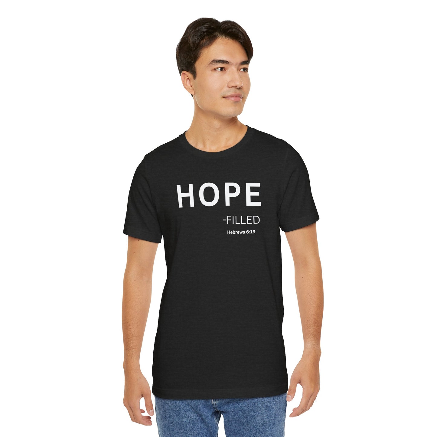 HOPE - filled - (Hebrews 6:19) | Christian Statement T-Shirt