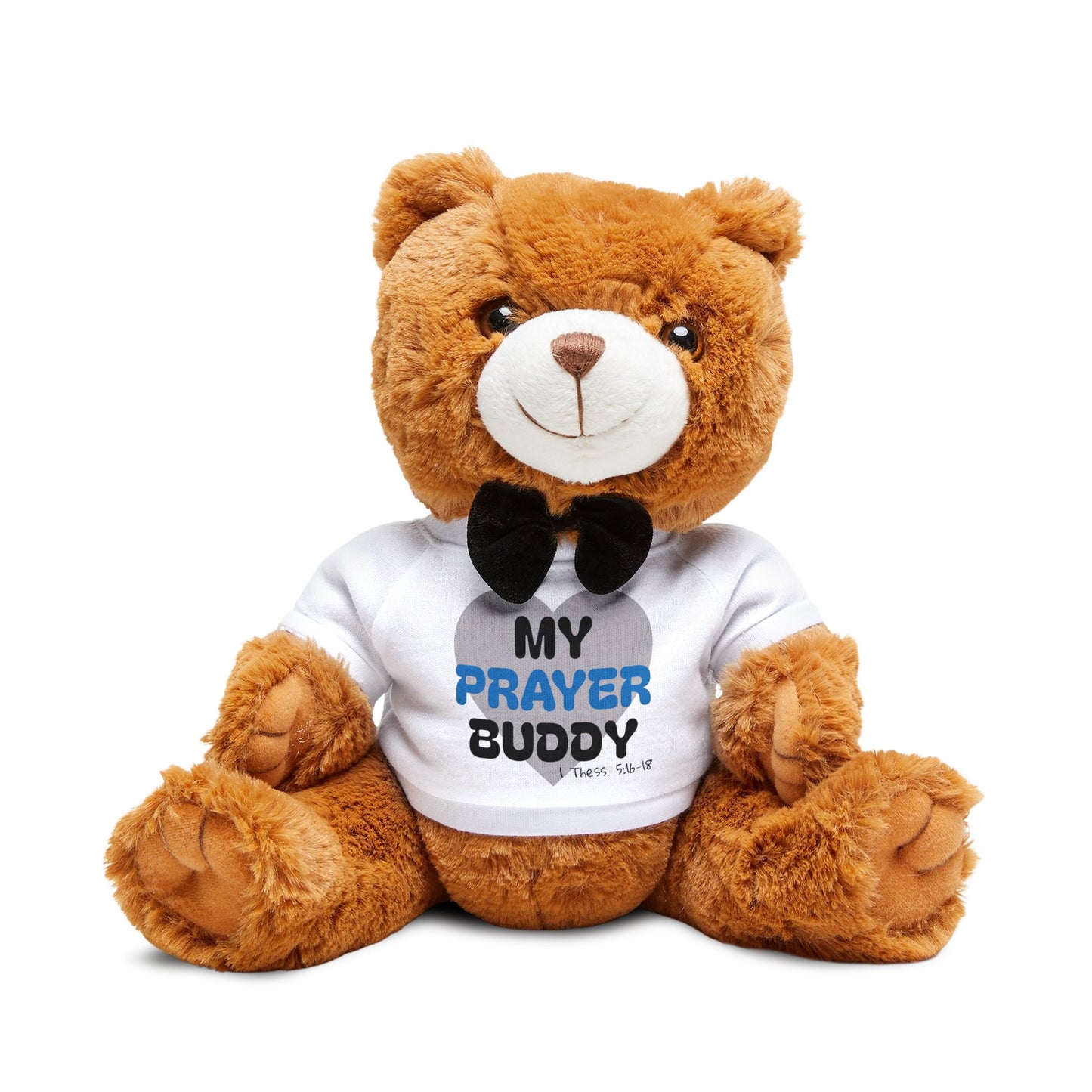 Prayer Buddy Teddy Bear Plush — 'My Prayer Buddy' T-Shirt