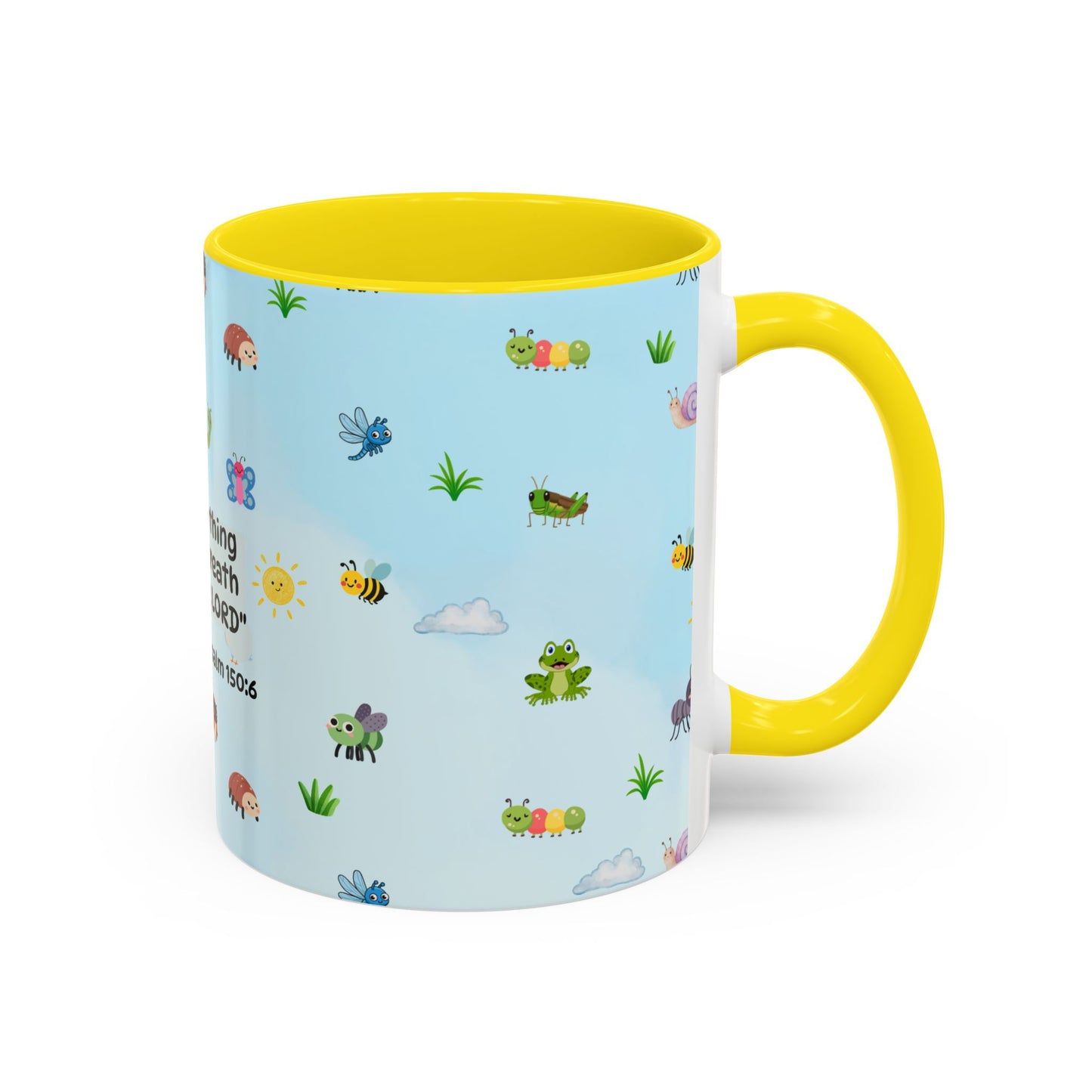 Christian Coffee Mug — Ceramic Accent Mug (Psalm 150:6)