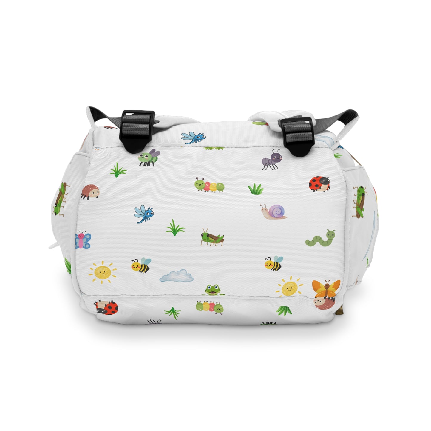 Cute Critters Diaper Backpack — Christian Diaper Bag (Psalm 150:6)