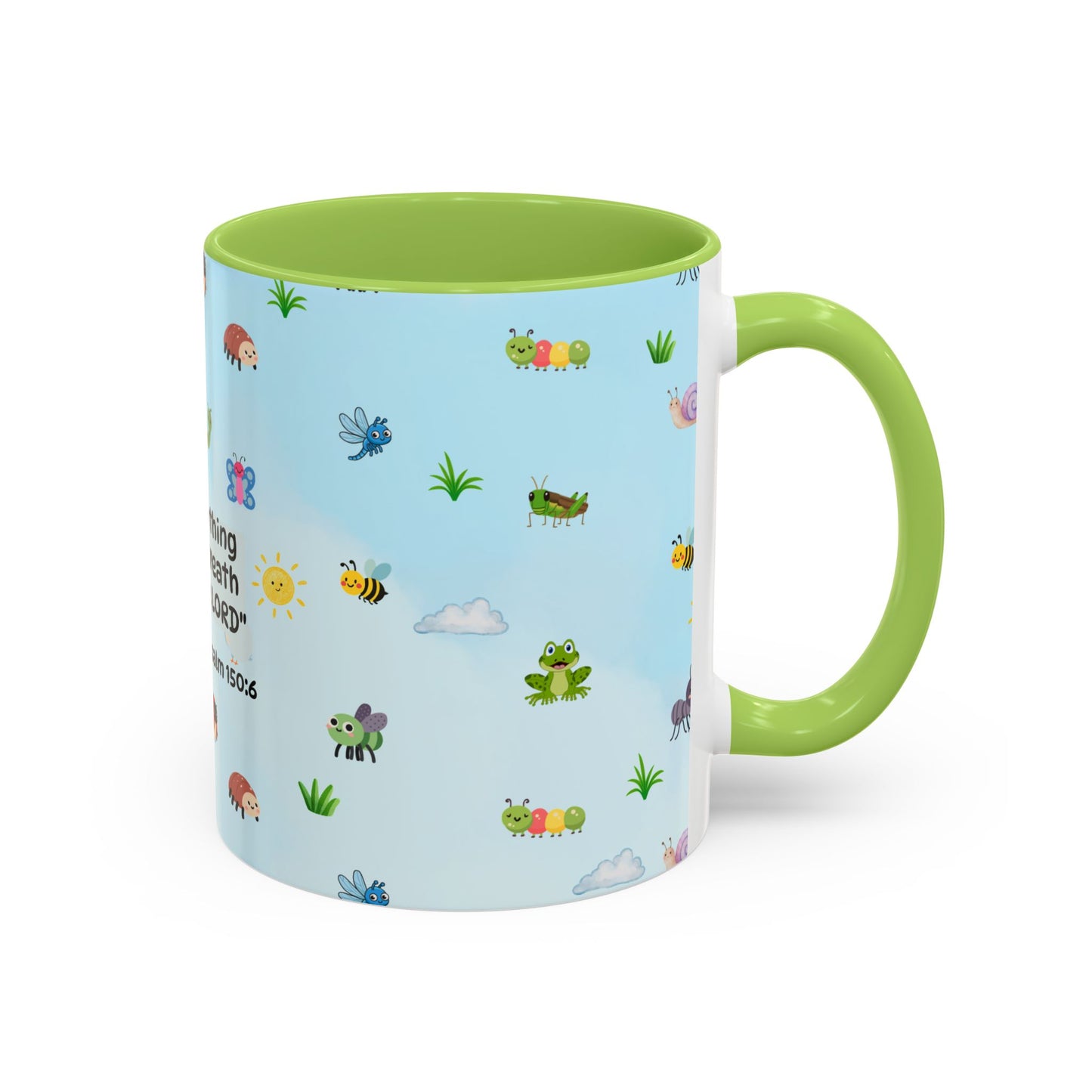 Christian Coffee Mug — Ceramic Accent Mug (Psalm 150:6)