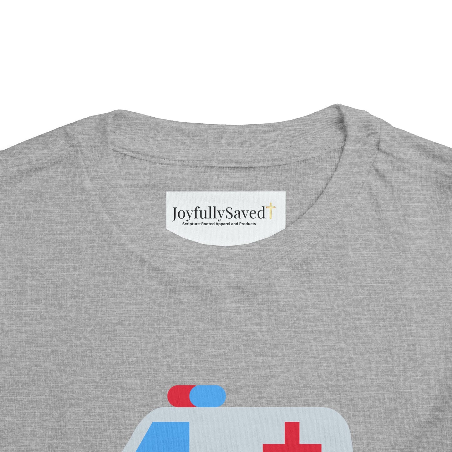 Christian Toddler Tee — Ambulance Graphic (John 15:13)