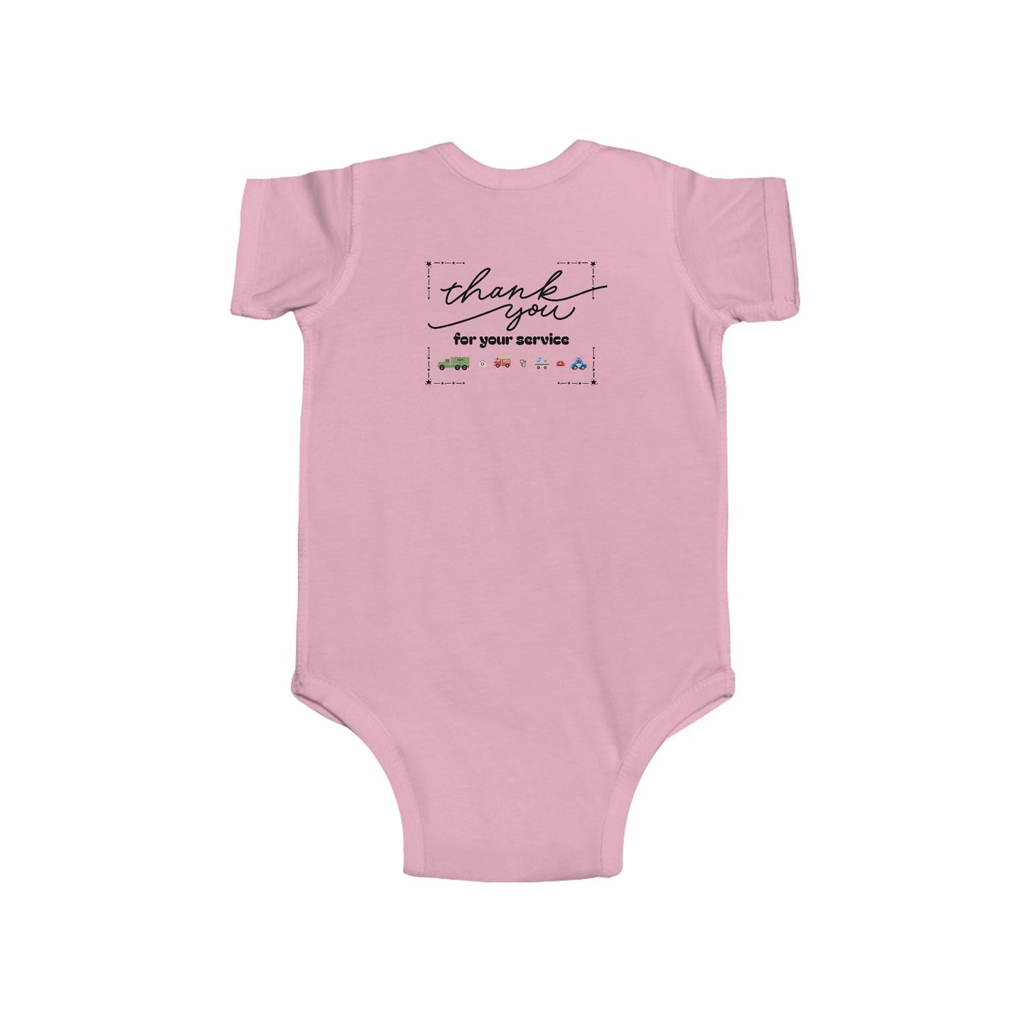 Christian Infant Bodysuit - Ambulance Baby Onesie (John 15:13)