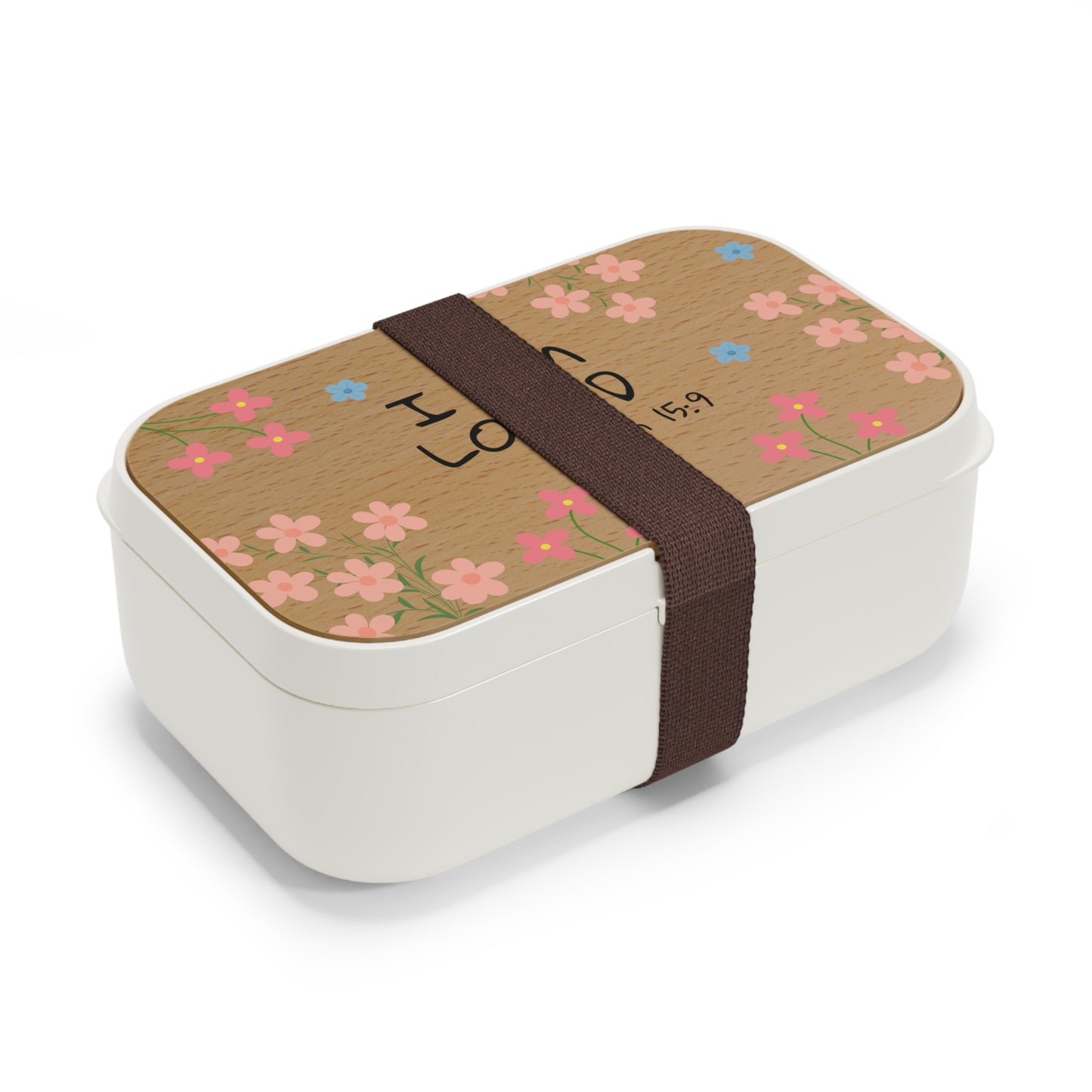 Bento Box — "I Am Loved" Floral John 15:9 Lunch Box