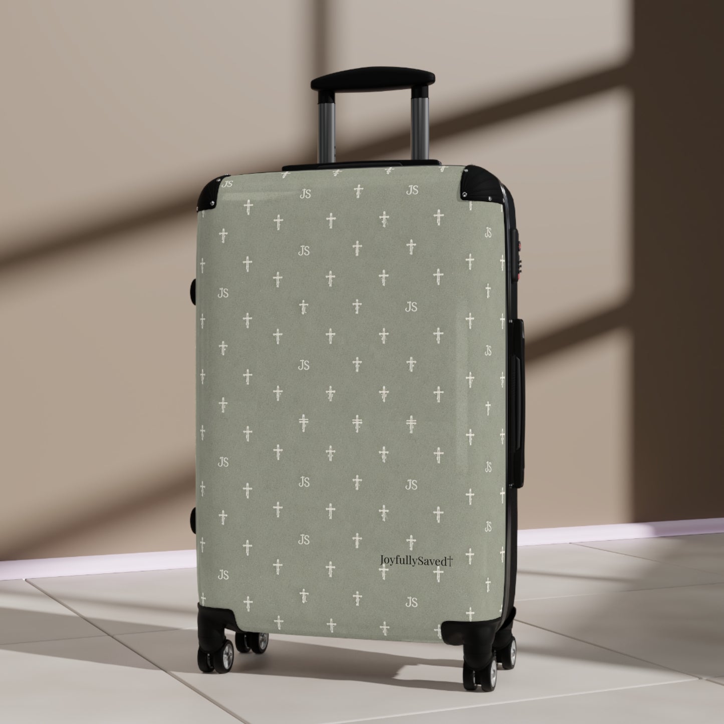 Christian Pattern Suitcase (Carry-On, Med, Large)— Sage Travel Luggage