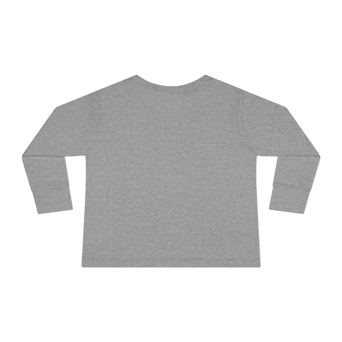 Toddler Long Sleeve Tee - "For God So Loved the World" Heart Bible Verse Shirt