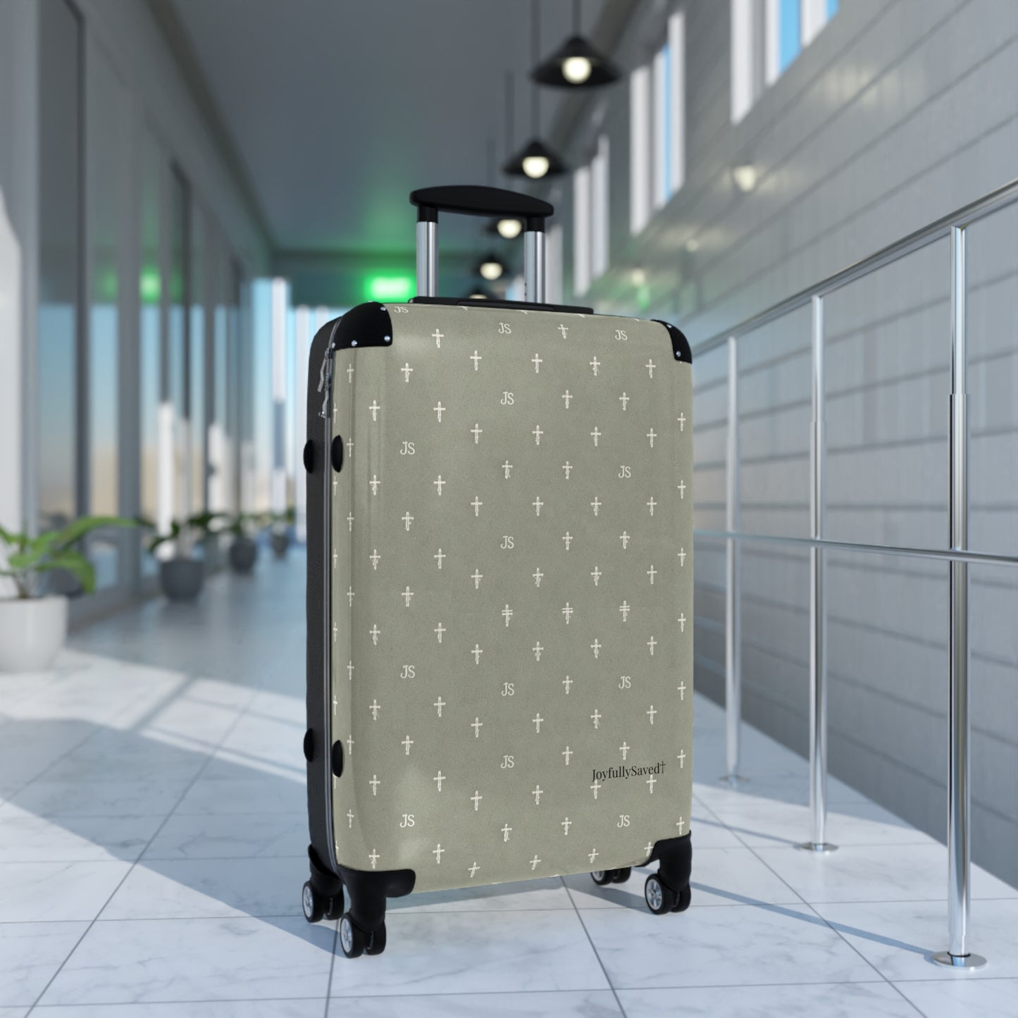 Christian Pattern Suitcase (Carry-On, Med, Large)— Sage Travel Luggage
