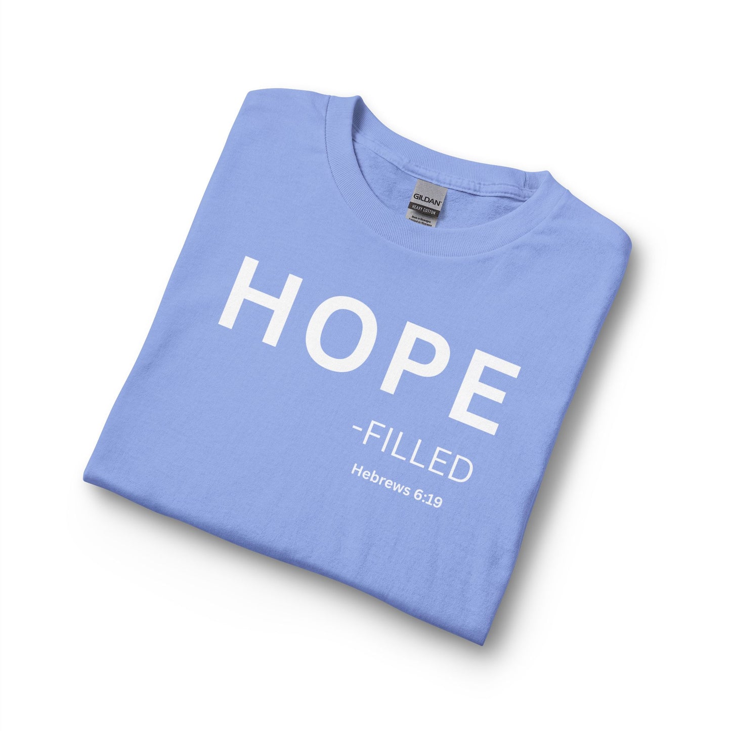 HOPE - filled Long Sleeve Tee — Christian Statement Shirt (Hebrews 6:19)