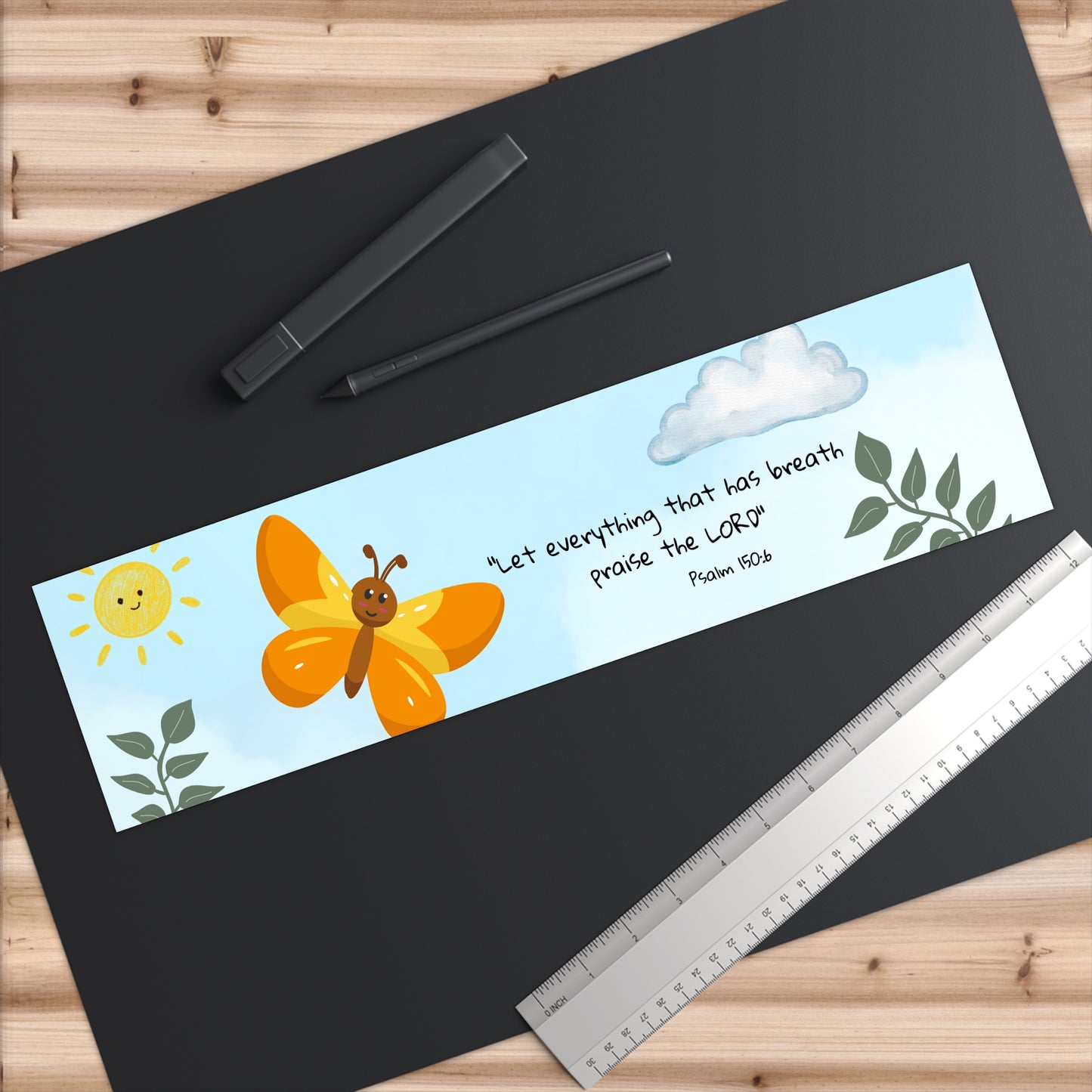Psalm 150:6 Christian Bumper Sticker — "Let everything that has breath..""