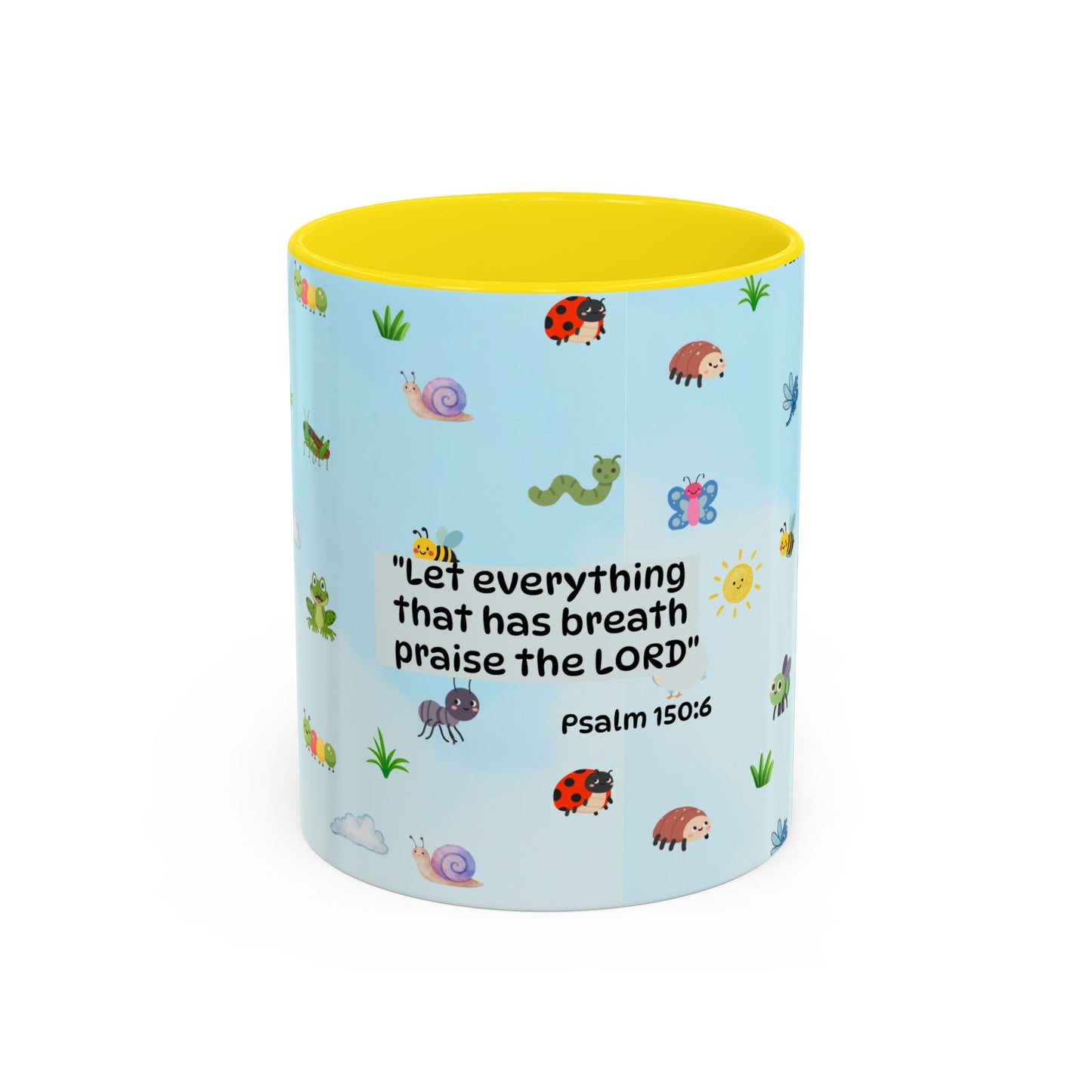 Christian Coffee Mug — Ceramic Accent Mug (Psalm 150:6)