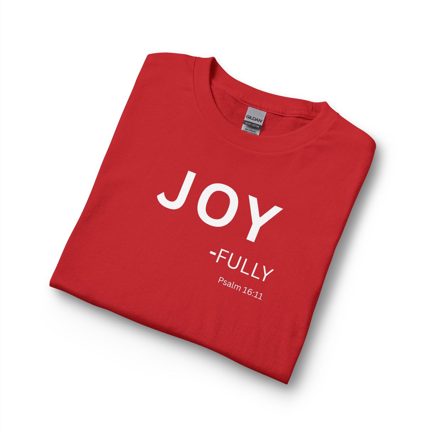 Joy-Fully Long Sleeve Tee – Christian Shirt (Psalm 16:11)