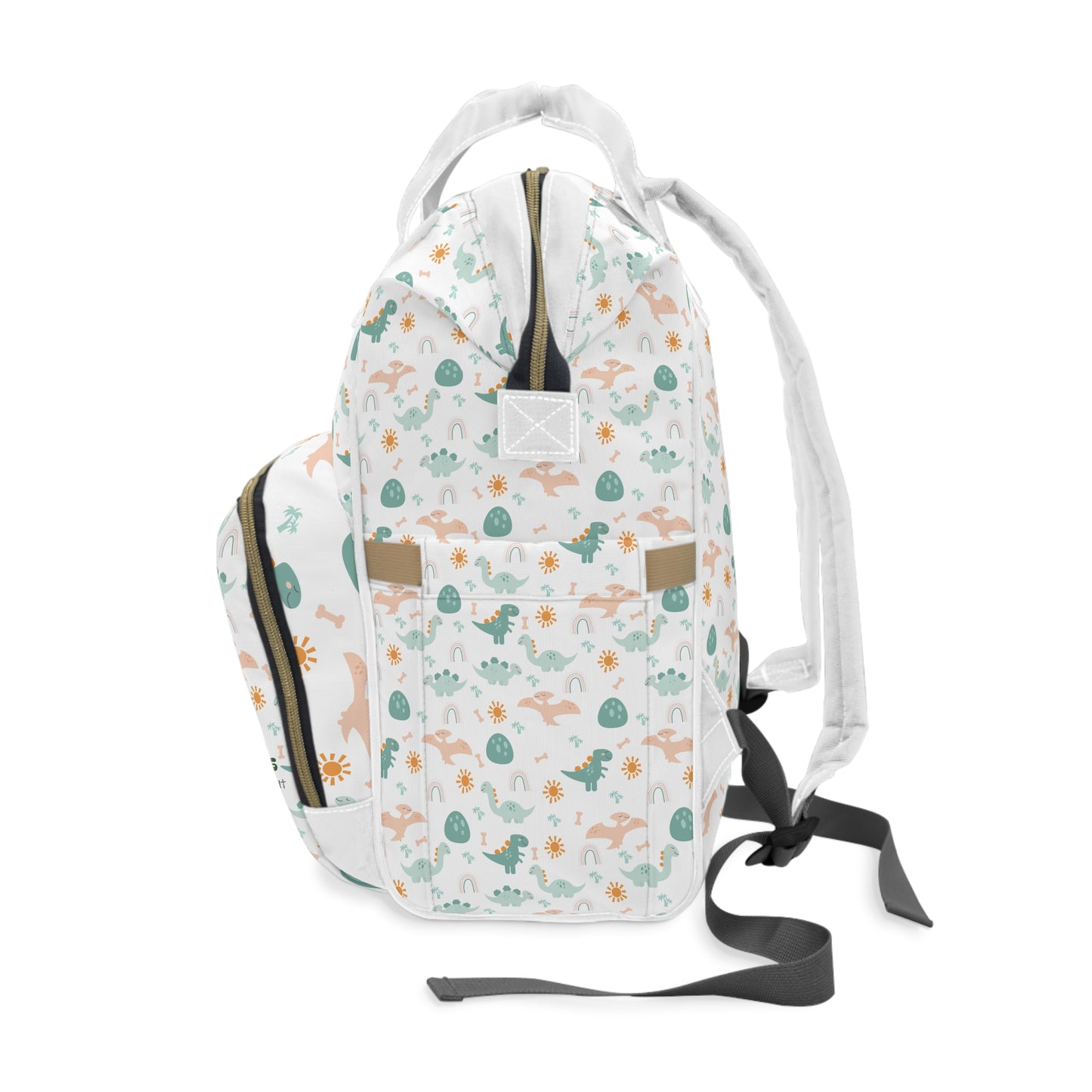Baby Dinosaur Diaper Backpack — Christian Diaper Bag (Psalm 150:6)