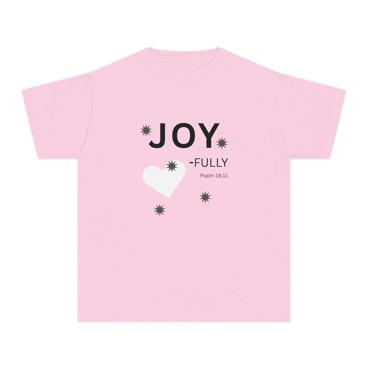 JOY-fully Youth Tee, Psalm 16:11 —  Christian Kids T‑Shirt