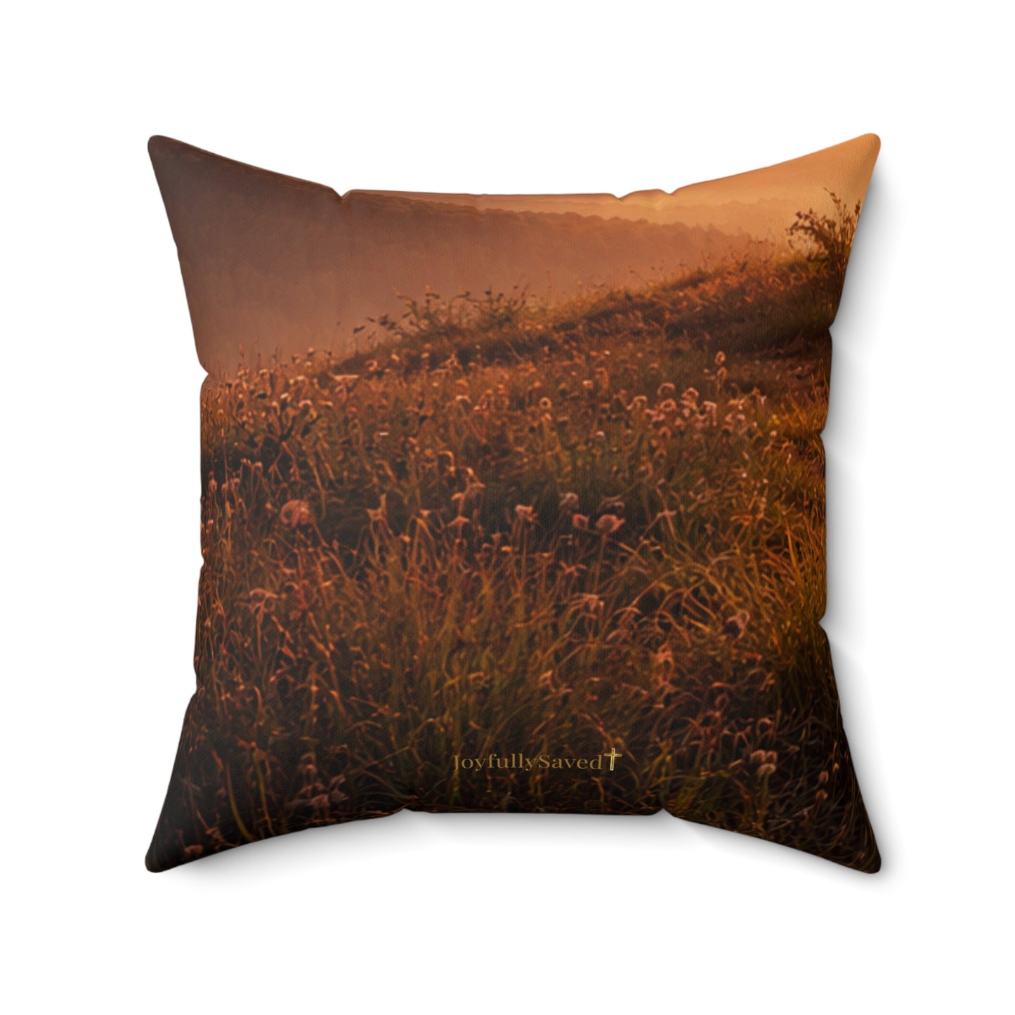 "I am the resurrection.." John 11:25 Decorative Pillow — Christian Throw Pillow