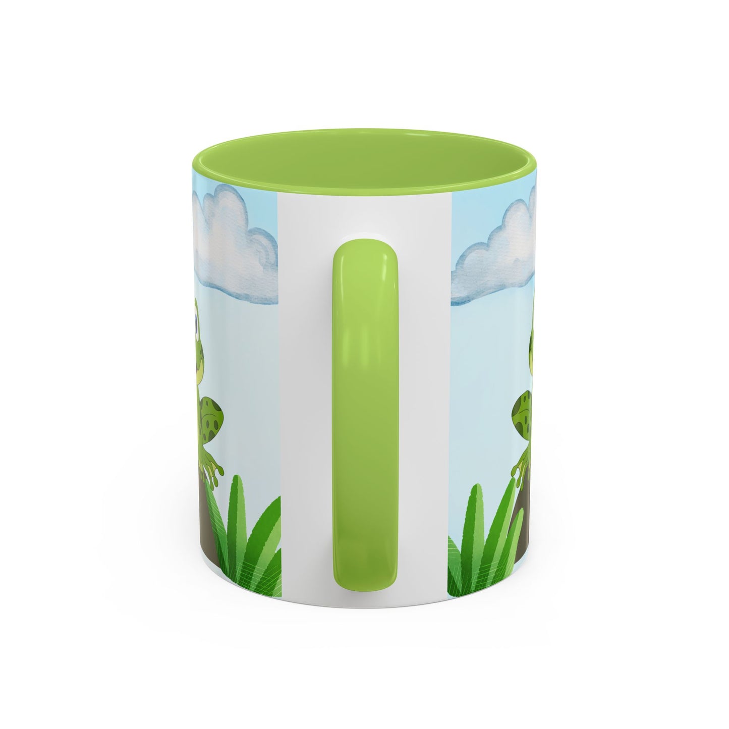 Frog Coffee Mug — Christian Ceramic Mug (Psalm 150:6)