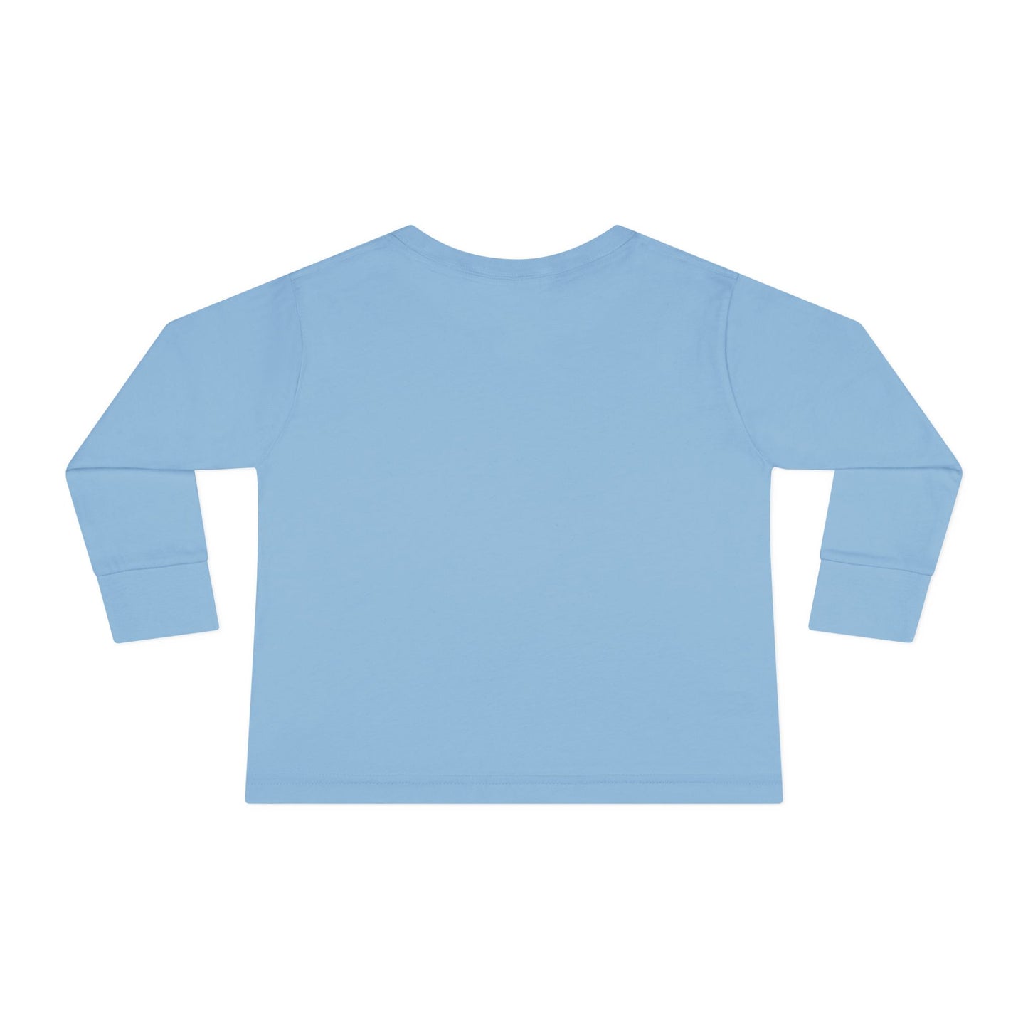 Toddler Long Sleeve Tee - "For God So Loved the World" Heart Bible Verse Shirt
