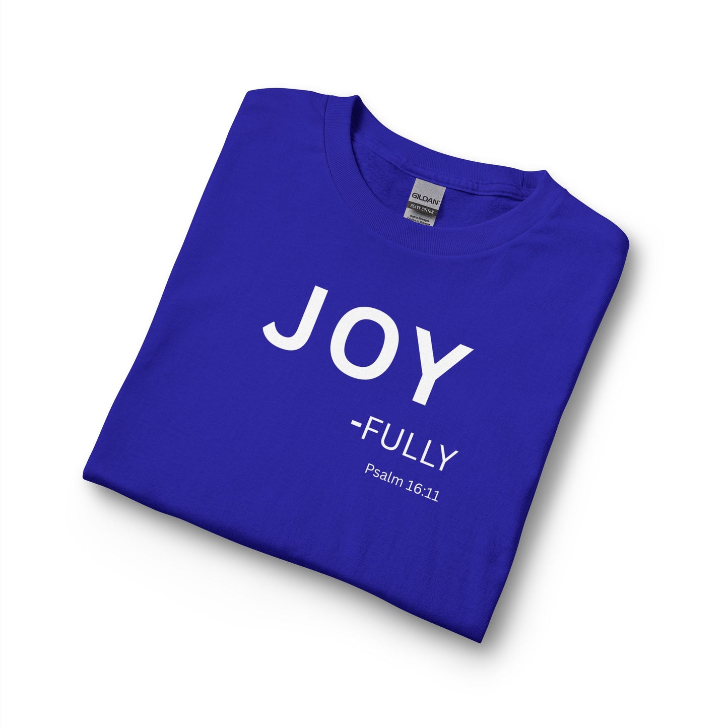 Joy-Fully Long Sleeve Tee – Christian Shirt (Psalm 16:11)