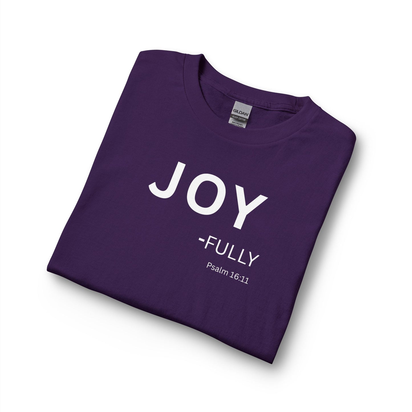 Joy-Fully Long Sleeve Tee – Christian Shirt (Psalm 16:11)