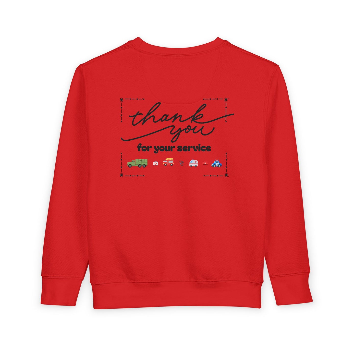 Christian Toddler Sweatshirt • Ambulance Kids Pullover (John 15:13)