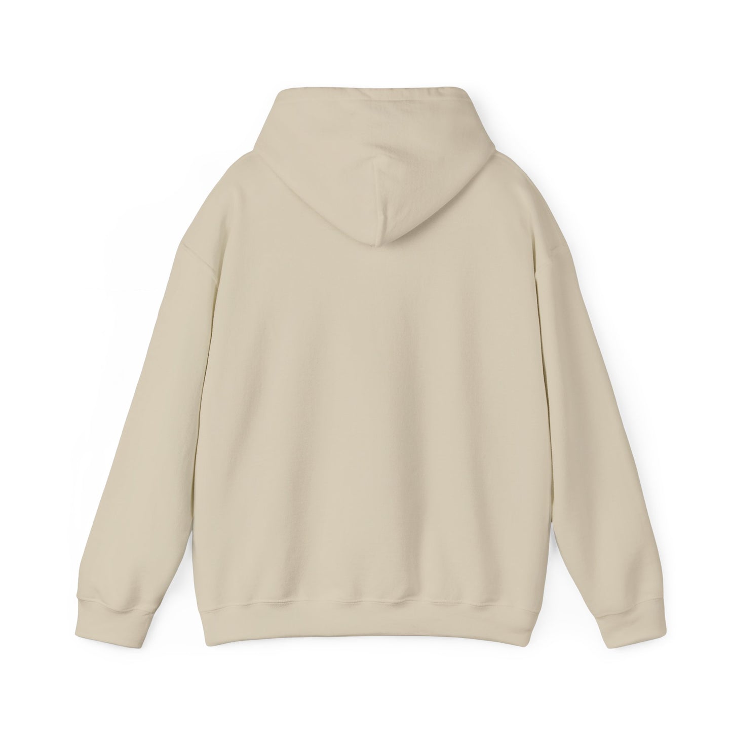 FEAR-less Hoodie White Text — Minimal Christian Faith Pullover, 2 Timothy 1:7