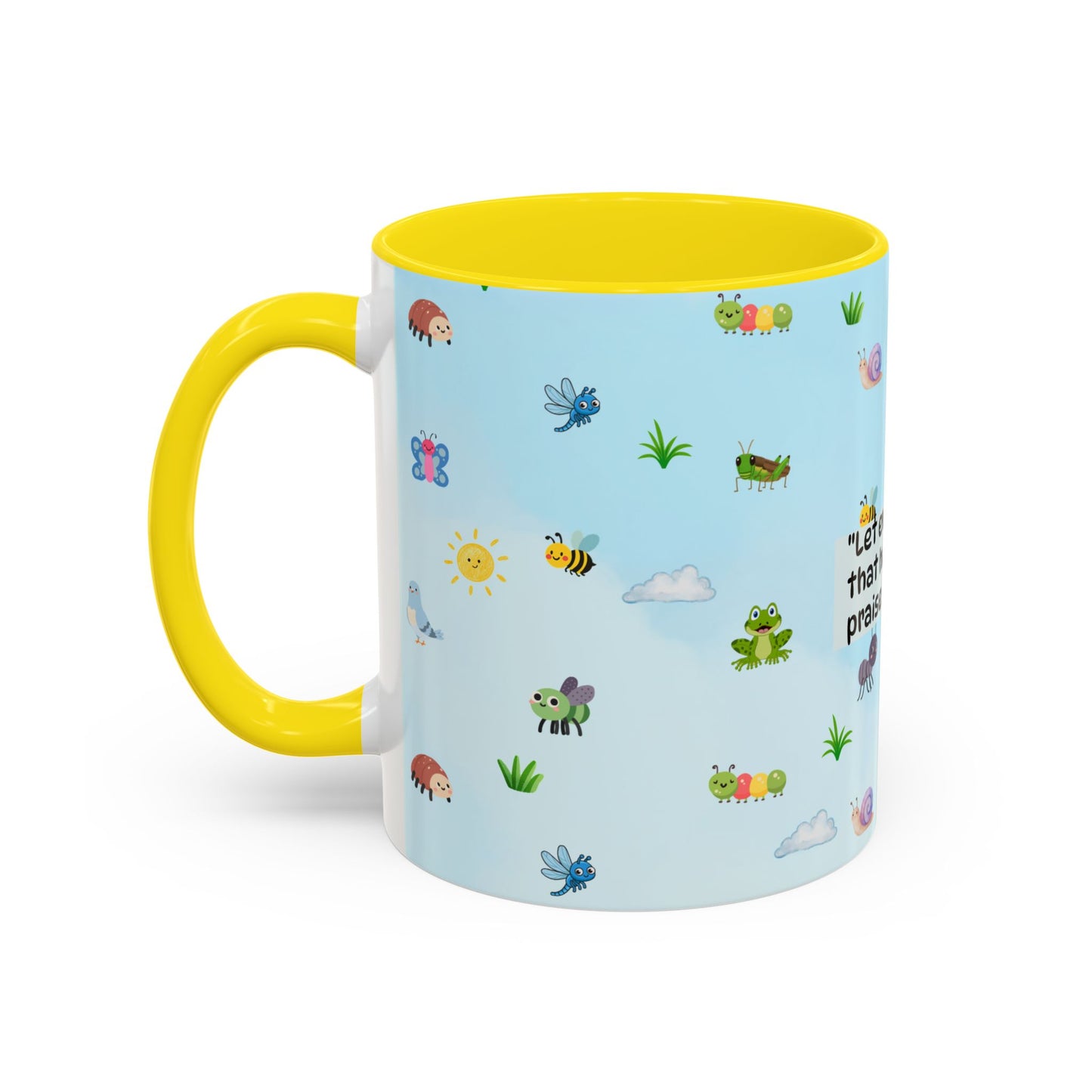 Christian Coffee Mug — Ceramic Accent Mug (Psalm 150:6)