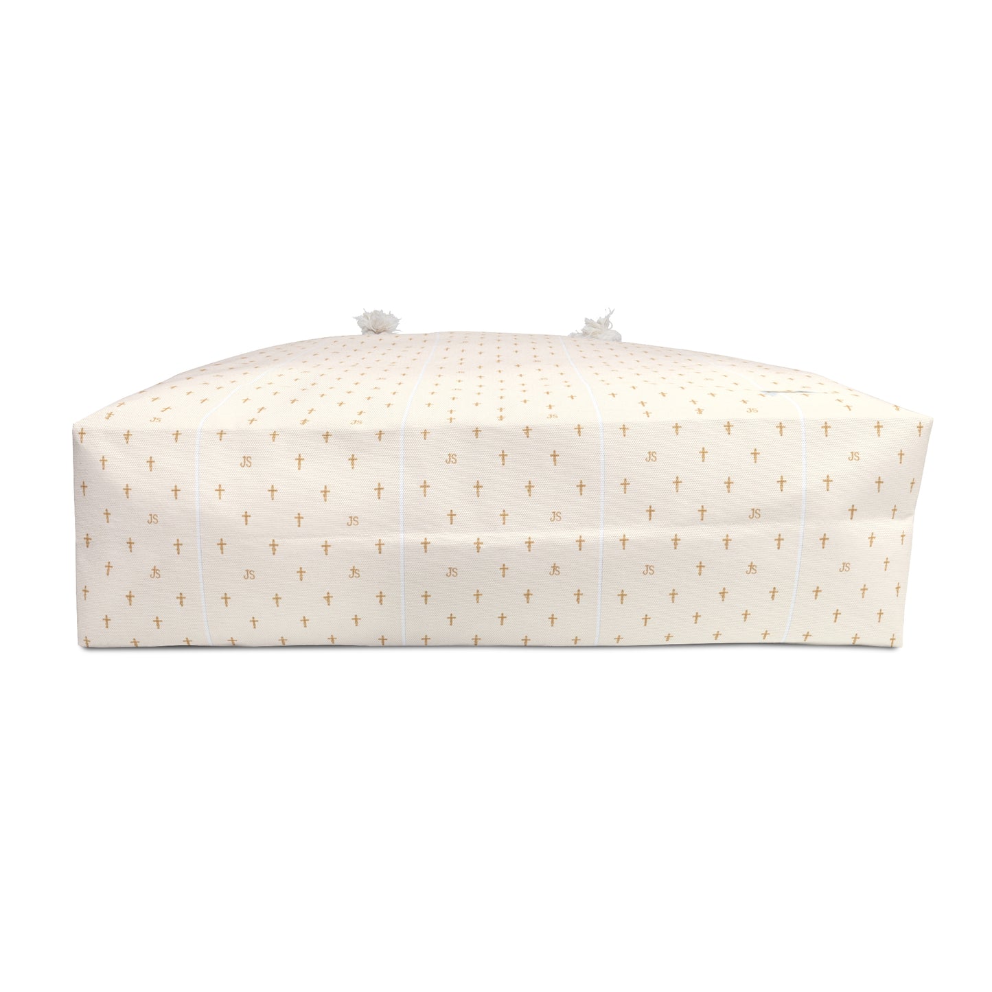 JOYFULLY SAVED Weekender Bag —Christian, Cream colored Travel Tote