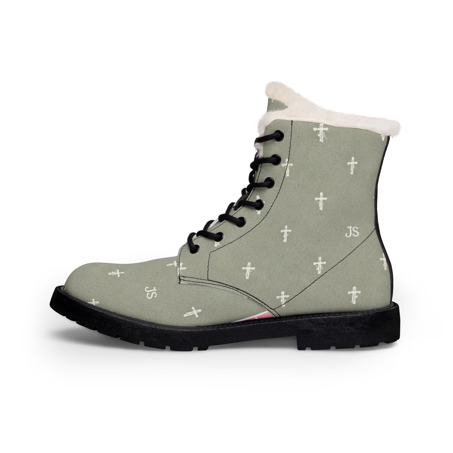 Women's Sage Cross Christian Boots — Signature Cross Pattern, Christian