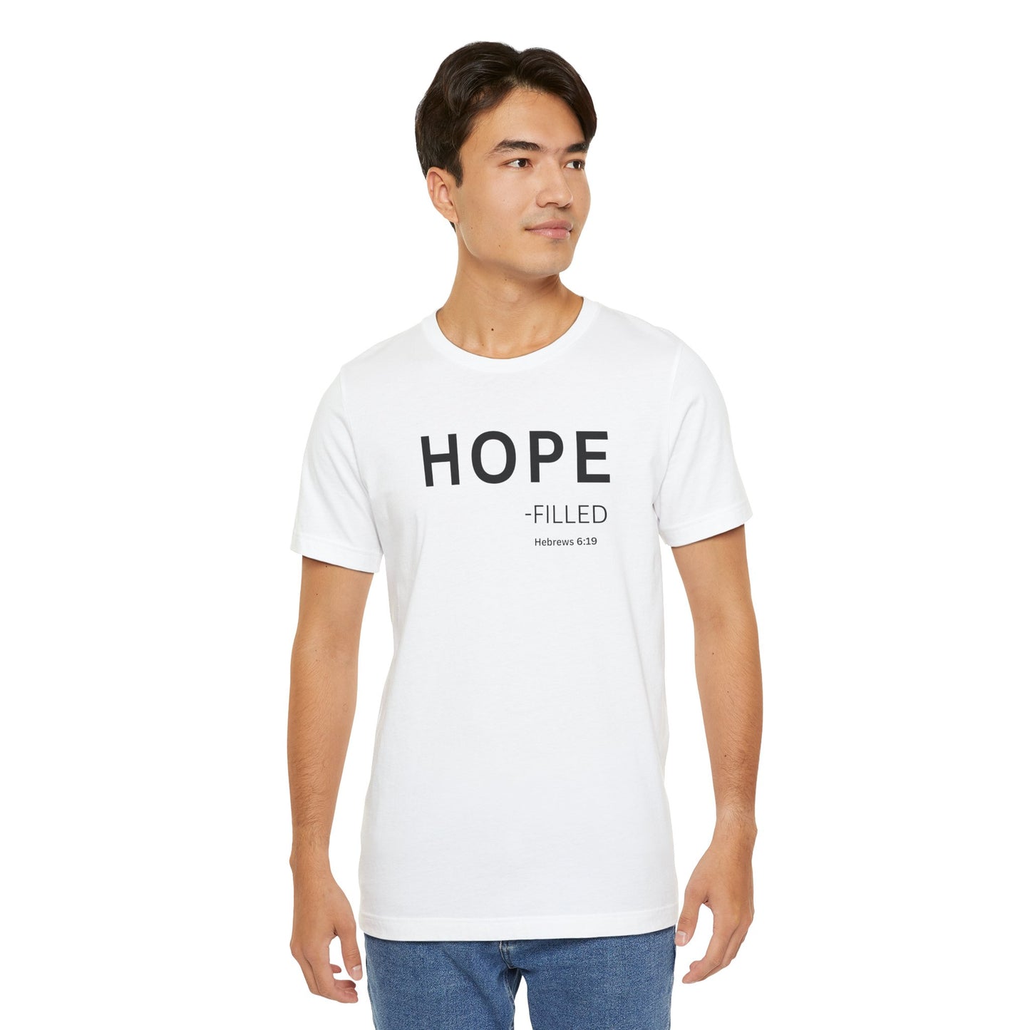 HOPE - filled - (Hebrews 6:19) | Christian Statement T-Shirt