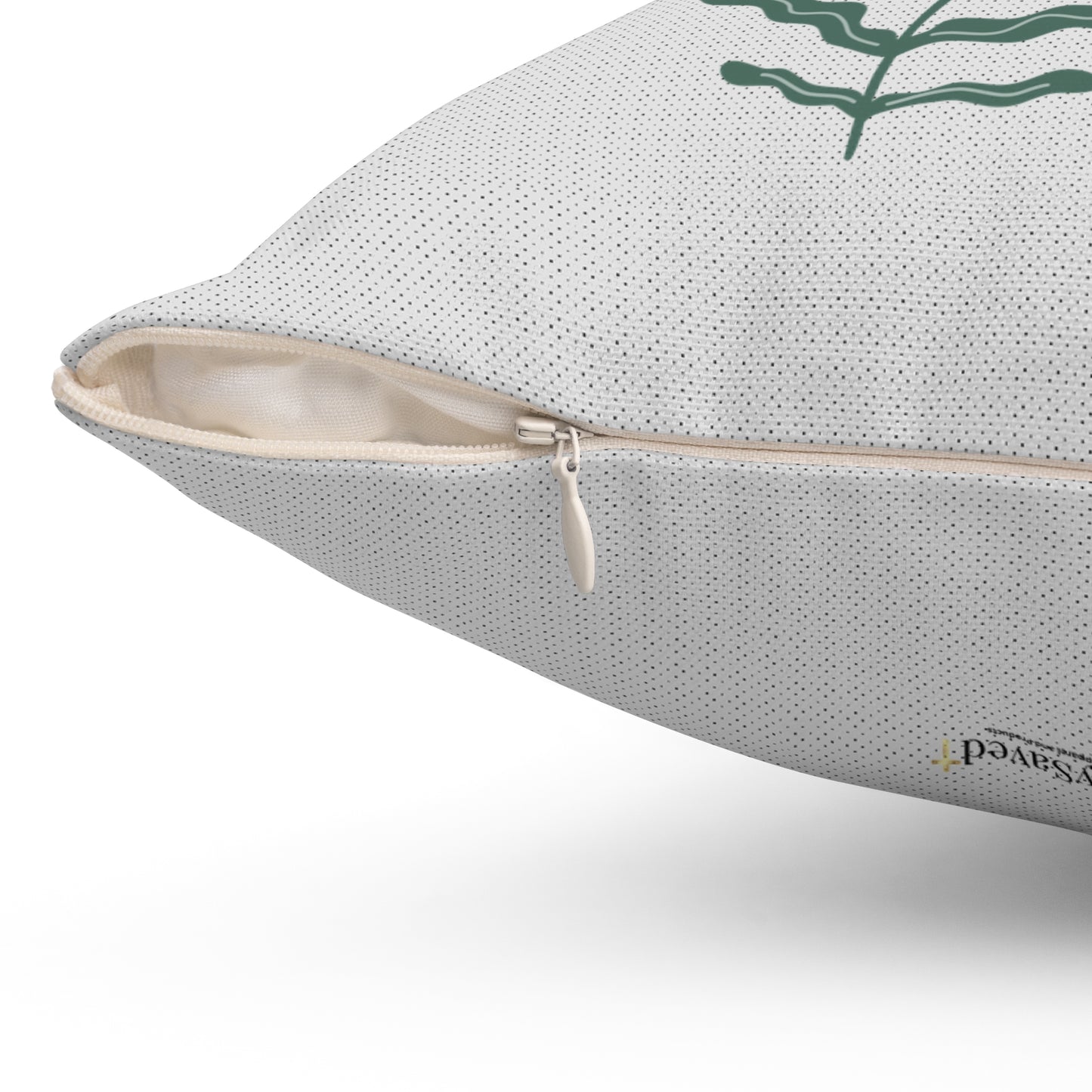 Faith-ful Hebrews 11:1 Decorative Pillow — Christian Signature Cross Throw Pillow