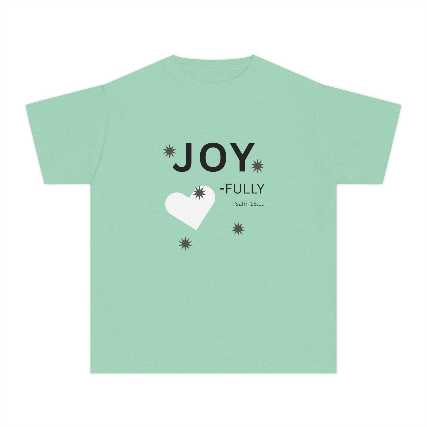 JOY-fully Youth Tee, Psalm 16:11 —  Christian Kids T‑Shirt