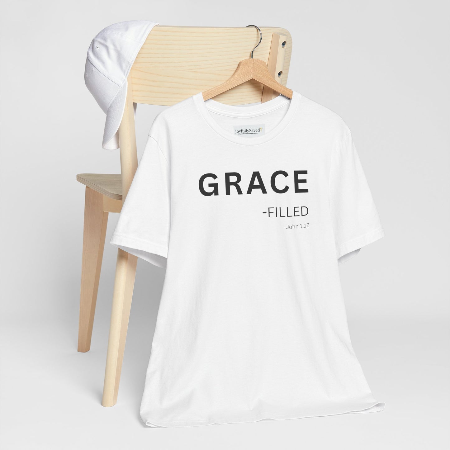 GRACE-filled–(John 1:16) | Christian Statement T-Shirt