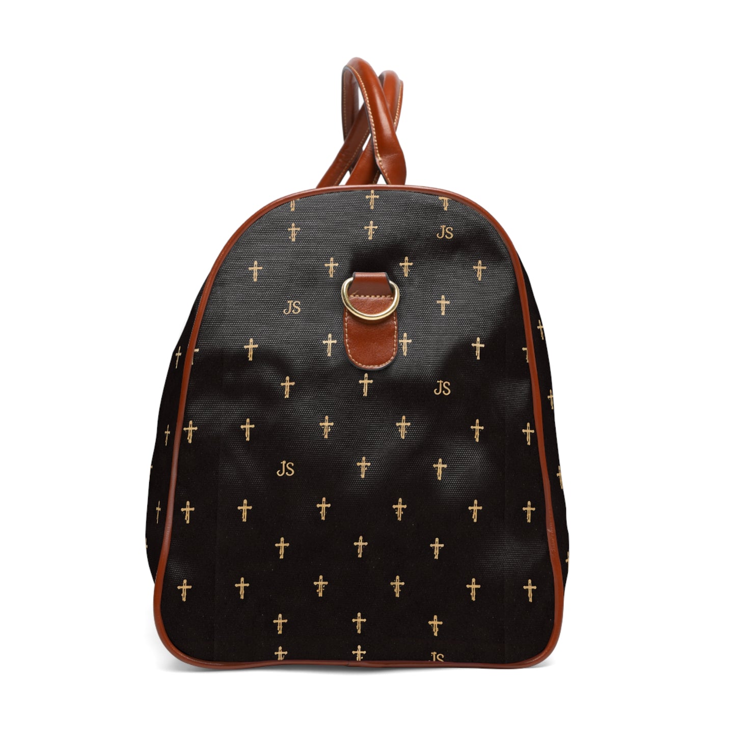 Christian Weekender Bag – Cross Pattern Travel Tote, Faith-Based Gift for Women