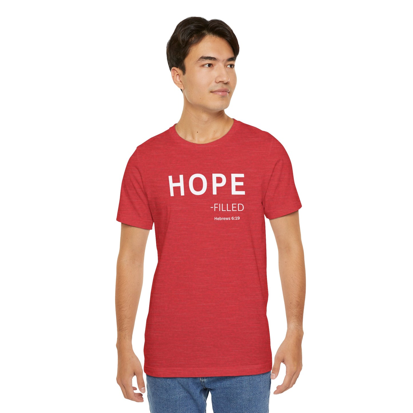HOPE - filled - (Hebrews 6:19) | Christian Statement T-Shirt