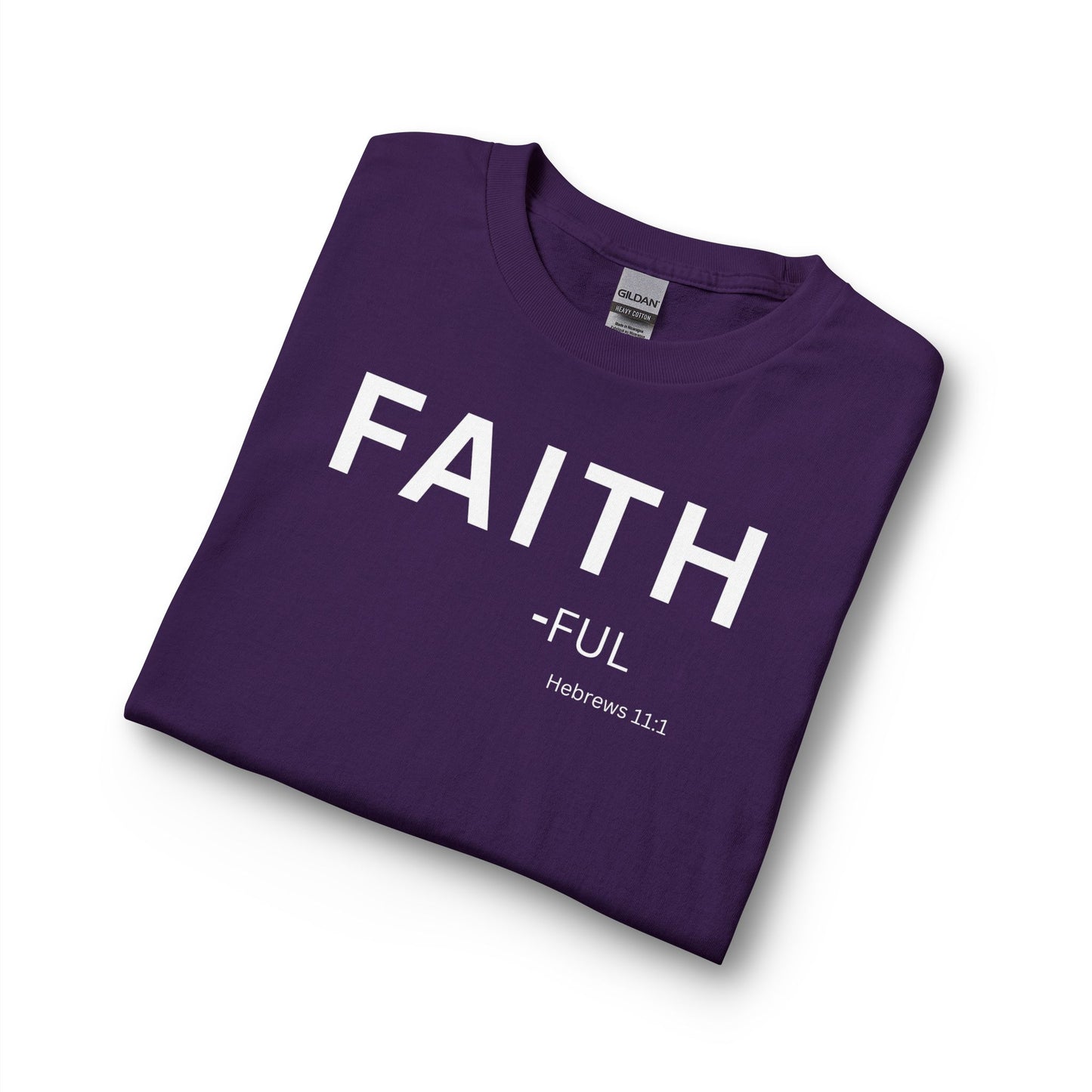 Faith-Ful Long Sleeve Tee – Christian Shirt (Hebrews 11:1)