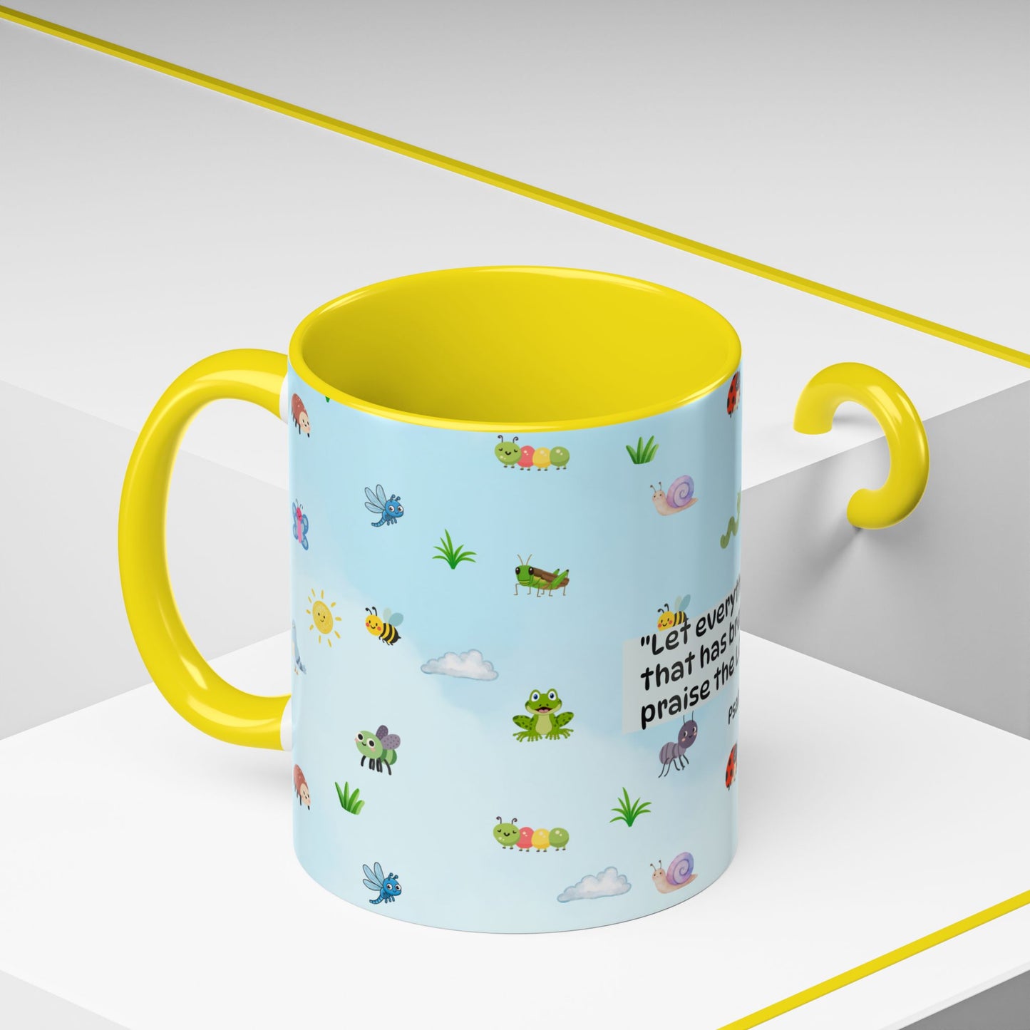 Christian Coffee Mug — Ceramic Accent Mug (Psalm 150:6)