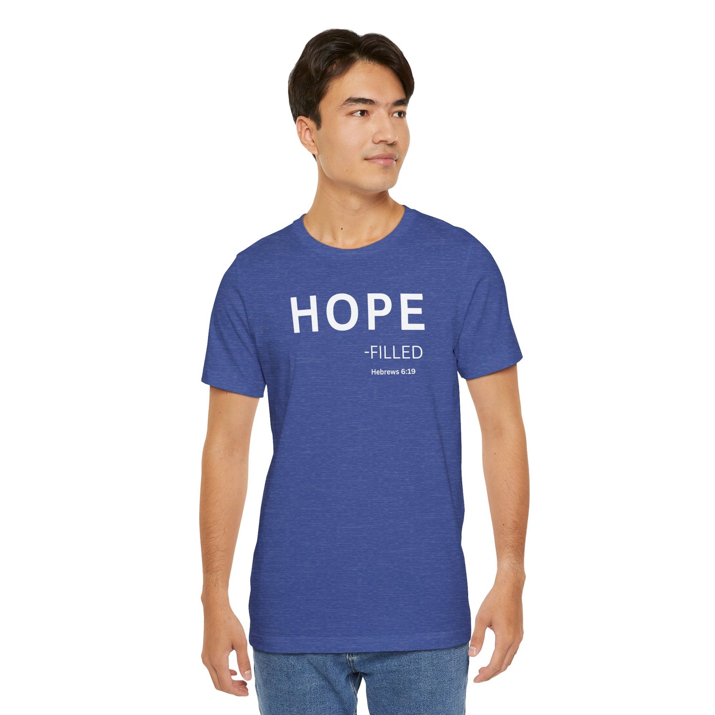 HOPE - filled - (Hebrews 6:19) | Christian Statement T-Shirt