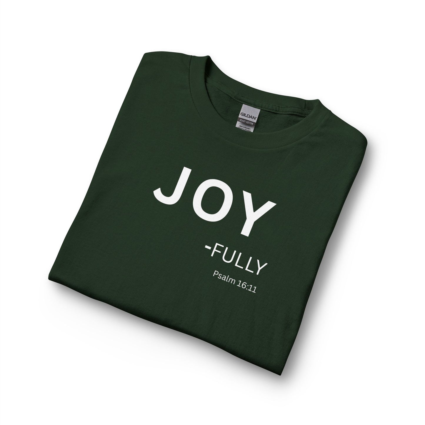 Joy-Fully Long Sleeve Tee – Christian Shirt (Psalm 16:11)