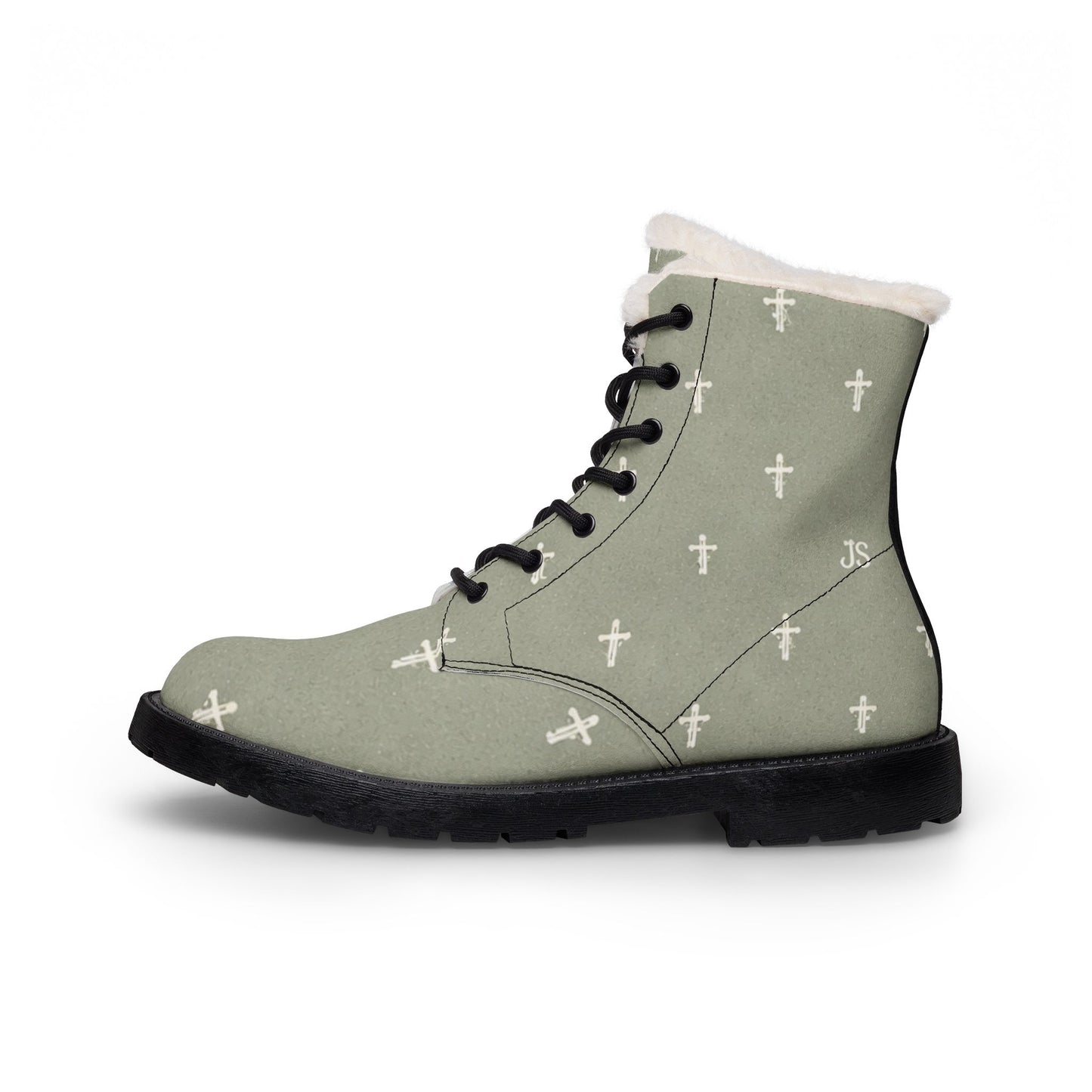 Women's Sage Cross Christian Boots — Signature Cross Pattern, Christian