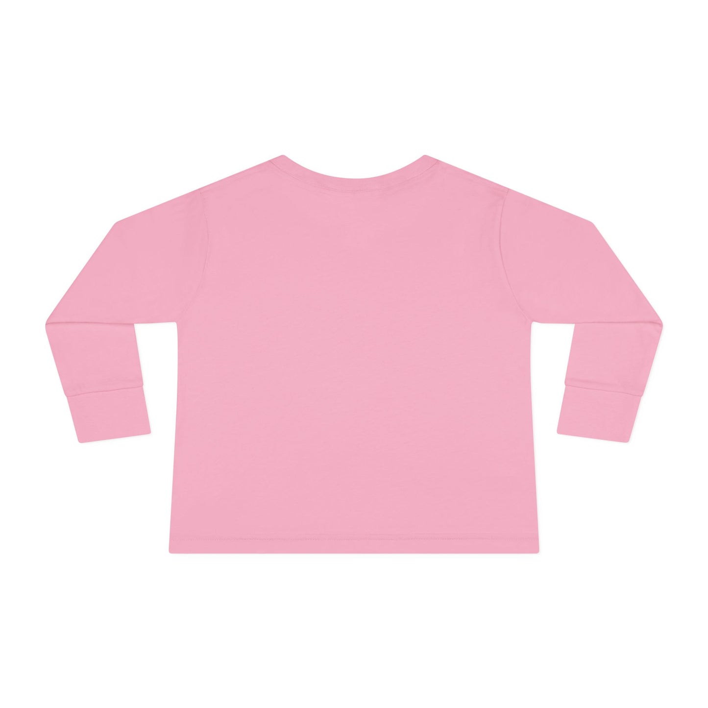 Toddler Long Sleeve Tee - "For God So Loved the World" Heart Bible Verse Shirt